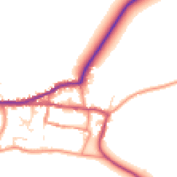 Daytime road noise heatmap for HU12 0PY