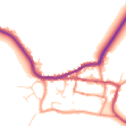 Daytime road noise heatmap for HU12 0QF