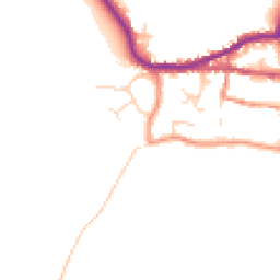 Daytime road noise heatmap for HU12 0QG