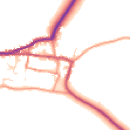 Daytime road noise heatmap for HU12 0RR