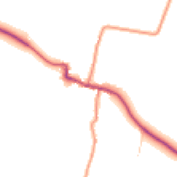 Daytime road noise heatmap for HU12 0RZ