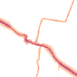 Daytime road noise heatmap for HU12 0SJ