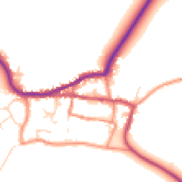 Daytime road noise heatmap for HU12 0SQ