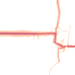 Daytime road noise heatmap for HU12 0SZ