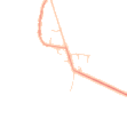 Daytime road noise heatmap for HU12 8AS