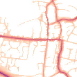 Daytime road noise heatmap for HU12 8EN