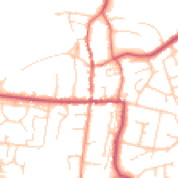 Daytime road noise heatmap for HU12 8EU