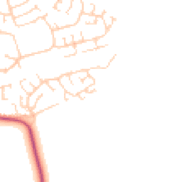 Daytime road noise heatmap for HU12 8GS