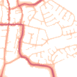 Daytime road noise heatmap for HU12 8HT