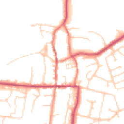 Daytime road noise heatmap for HU12 8JP
