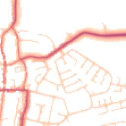 Daytime road noise heatmap for HU12 8LH