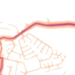 Daytime road noise heatmap for HU12 8LX