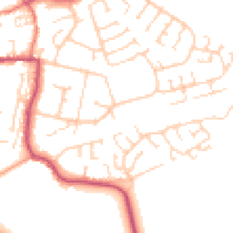 Daytime road noise heatmap for HU12 8PG