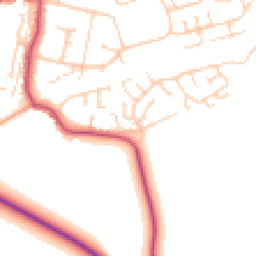 Daytime road noise heatmap for HU12 8QB
