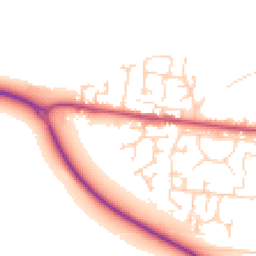 Daytime road noise heatmap for HU12 8QW