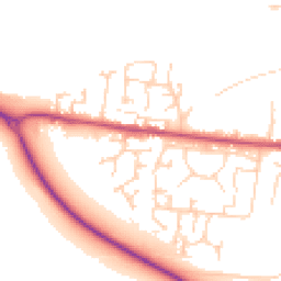 Daytime road noise heatmap for HU12 8QY