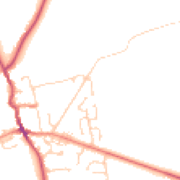Daytime road noise heatmap for HU12 8RA