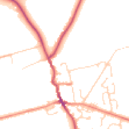 Daytime road noise heatmap for HU12 8SG