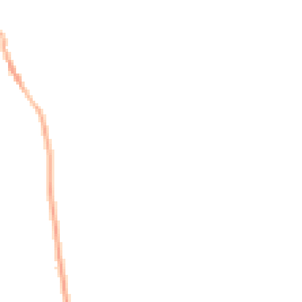 Night-time road noise heatmap for HU12 8SZ