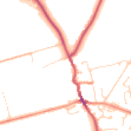 Daytime road noise heatmap for HU12 8WJ