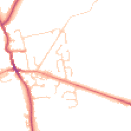 Daytime road noise heatmap for HU12 8XE