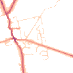 Daytime road noise heatmap for HU12 8XF