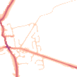 Daytime road noise heatmap for HU12 8XG