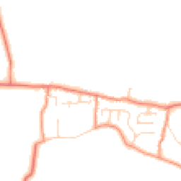 Daytime road noise heatmap for HU12 9BB