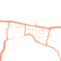 Daytime road noise heatmap for HU12 9DA