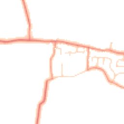 Daytime road noise heatmap for HU12 9DD