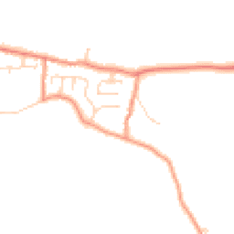 Daytime road noise heatmap for HU12 9DR