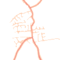 Daytime road noise heatmap for HU12 9EJ