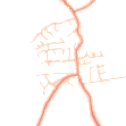 Daytime road noise heatmap for HU12 9EL