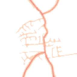 Daytime road noise heatmap for HU12 9EN