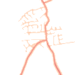 Daytime road noise heatmap for HU12 9EQ