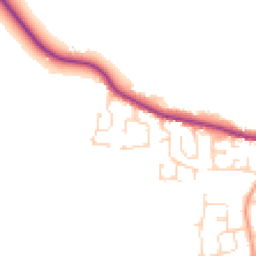 Daytime road noise heatmap for HU12 9GD