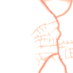 Daytime road noise heatmap for HU12 9JA