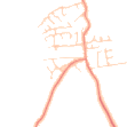 Daytime road noise heatmap for HU12 9JJ