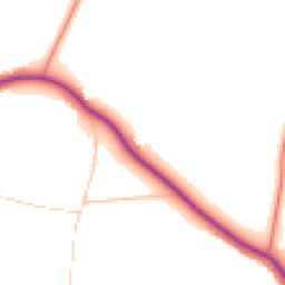 Daytime road noise heatmap for HU12 9JP