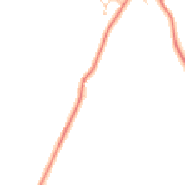 Daytime road noise heatmap for HU12 9LB