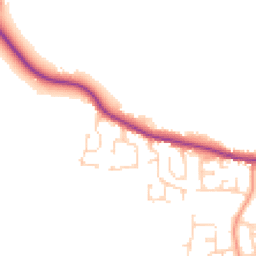Daytime road noise heatmap for HU12 9LS