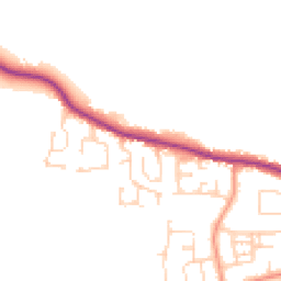 Daytime road noise heatmap for HU12 9LT