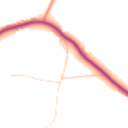 Daytime road noise heatmap for HU12 9NH