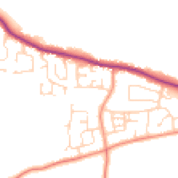 Daytime road noise heatmap for HU12 9NS
