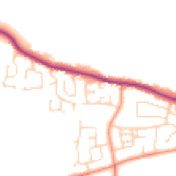 Daytime road noise heatmap for HU12 9NU