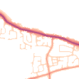 Daytime road noise heatmap for HU12 9NX
