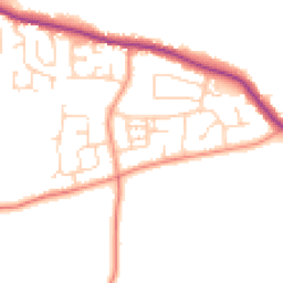 Daytime road noise heatmap for HU12 9PG