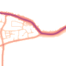Daytime road noise heatmap for HU12 9PU