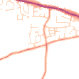 Daytime road noise heatmap for HU12 9QH
