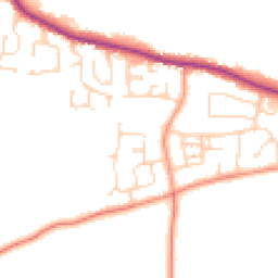 Daytime road noise heatmap for HU12 9QL